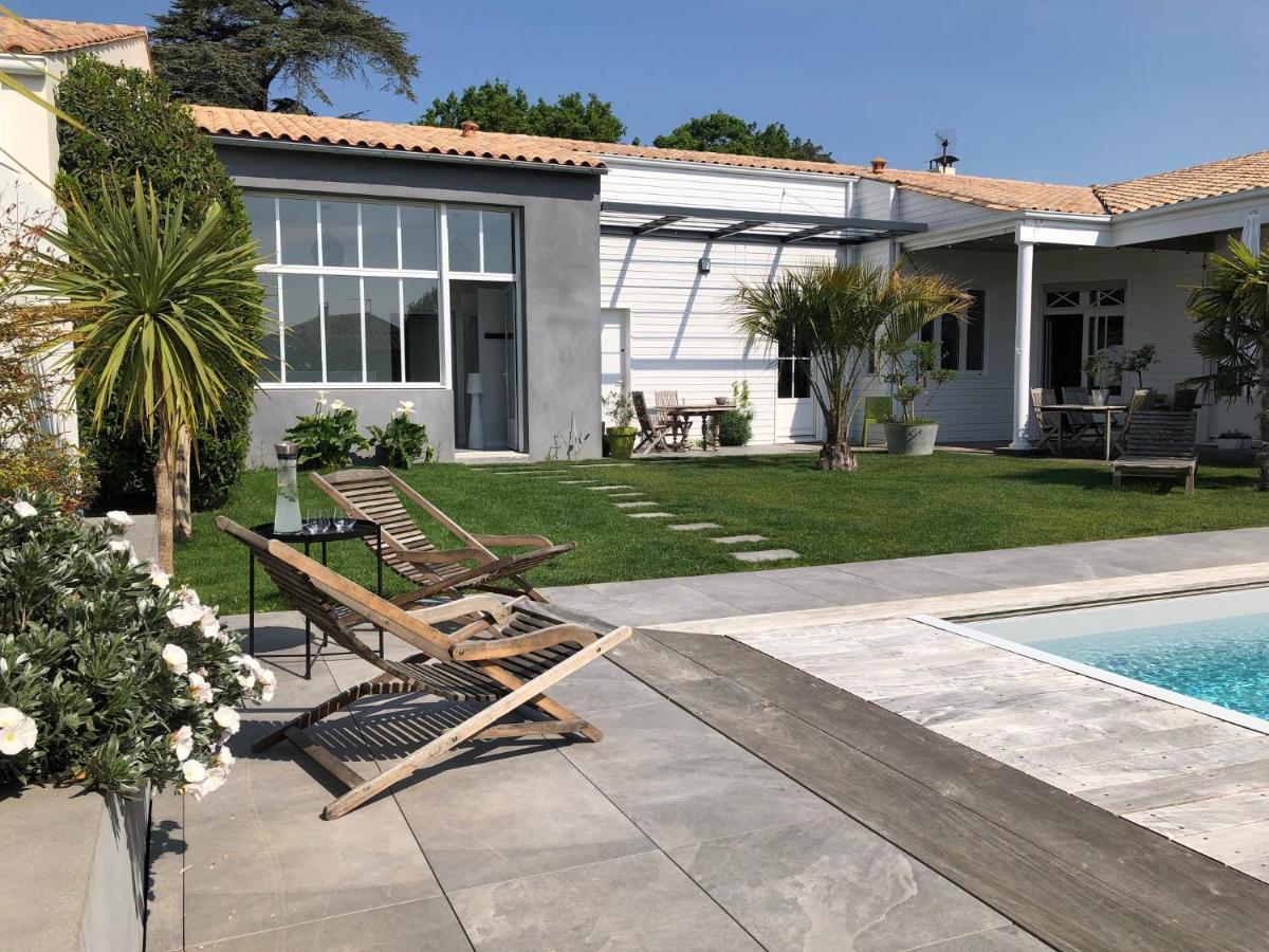 Maison M, Chambre Privee Acces Jardin Piscine Et Jacuzzi Pres De La Rochelle La Rochelle  Exterior foto