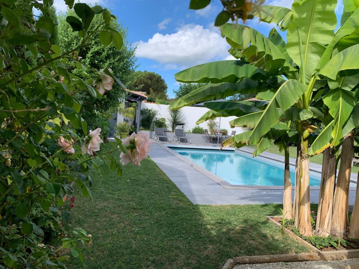 Maison M, Chambre Privee Acces Jardin Piscine Et Jacuzzi Pres De La Rochelle La Rochelle  Exterior foto